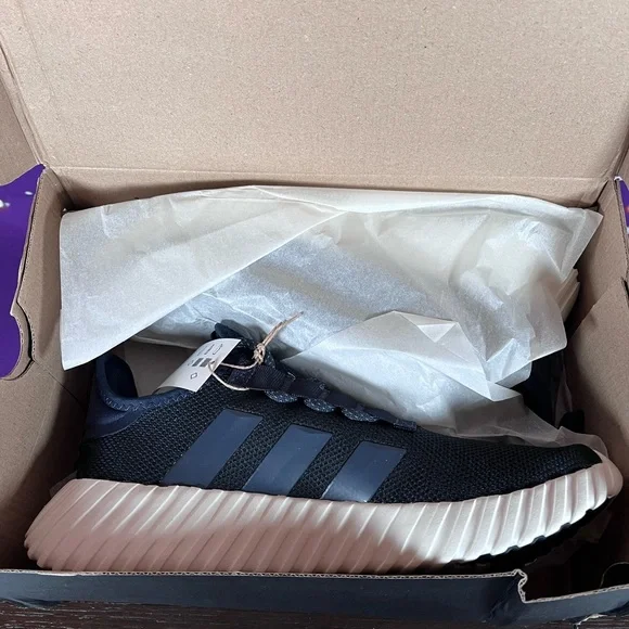 Adidas Kaptir 3.0 Navy and Cream Sneakers - Picture 2 of 5